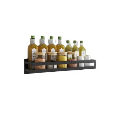 China Sustainable High Quality Kitchen Corner Large Capacity Wall Mounted Spice Rack for sale