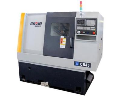 China 1.5kw Horizontal CNC Lathe Machine with two axes Cylindrical , tapered and stepped turning for sale