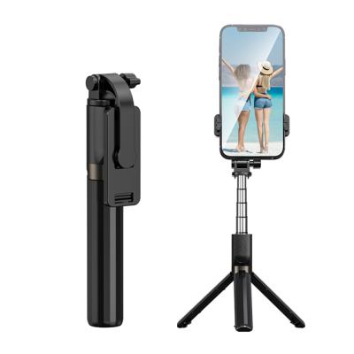 China Mini Portable 360 ​​Degree Rotation Selfie Stick Durabel Stainless Steel Tooth Blue Extendable Flexible Flexible Selfie Stick for sale