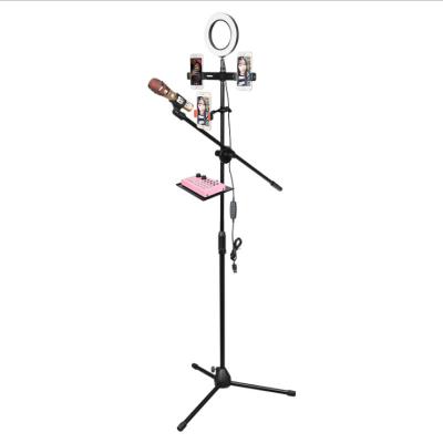 China Mobile Wireless Tik Tok Live Show Ring Fill Lights 2.1 Meter Tripod Stand with Make Photo and Video for sale