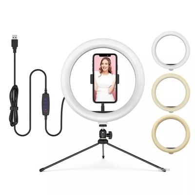 China Photogrphy Camera Beauty 6inch Dimmable LED Selfie Ring Light For YouTube Photography Compatible For Android Phone for sale