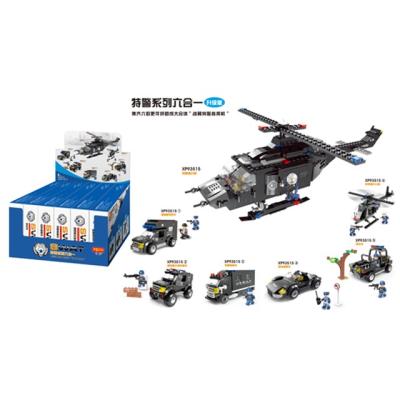 China Building Toy XIPOO 2021 Kids Building Blocks City Police Series Kick Blocks Game 757pcs Set Education Toys For Kid Legoingly Toys for sale