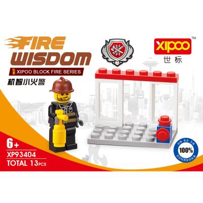 China Cheap New Mini Building Blocks Fire Police Building Toy XIPOO 2021 Series Firefighter Set Toys For Kid Promotion Gift Free Gift for sale