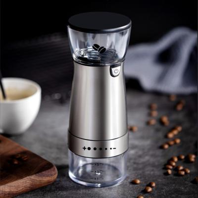 China Hotel USB Blade Portable Electric Coffee Grinder Machine, Nuts Beans Spices Grains Pepper Automatic Grinding Coffee Grinder for sale