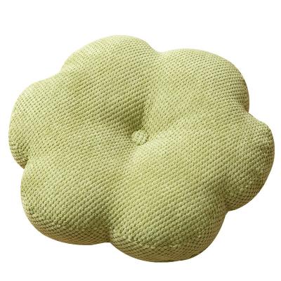 China Anti-Pull Flower Shaped Cute Decorative Pillow Flower Floor Pillow Seating Cushion Throw for sale