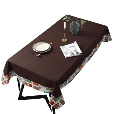 China Other New Fashion Style British Table Runners Table Cloths Home Restaurant Cotton And Decoration Linen Tablecloth for sale