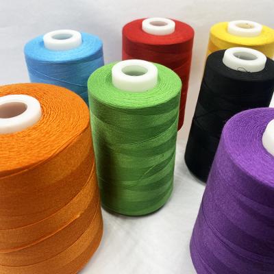 China High Tenacity TUTON 22 Years Supplier Price Factory Spun 100% Polyester 40/2 Sewing Thread 4000M With Different Colors for sale