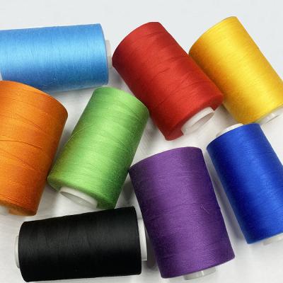 China High Tenacity TUTON 22 Years Supplier Price Factory Spun 100% Polyester 50 Sewing Yarn 2 5000M With Different Colors for sale