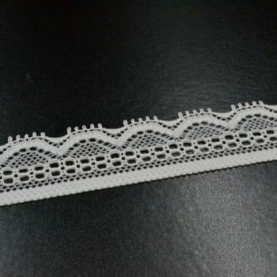 China Narrow Elastic Stretch 2.7 Cm Lace Trim From TUTON Elastic Supplier for sale