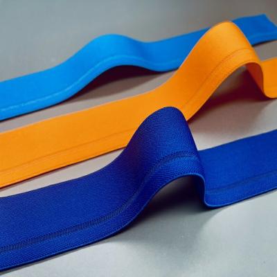 China Woven elastic TUTON in solid color with feel cheap webbing soft hand price elastic waist band for sale