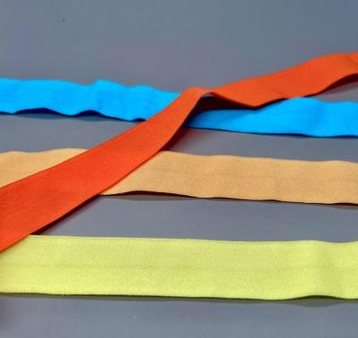 China TUTON Sustainable Factory Nylon Quality Folded Elastic Web Band For Underwear for sale