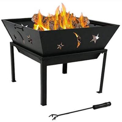 China Square Stored Corten Steel Outdoor Patio Heater Fire Pit for sale