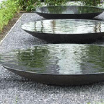 China Half Diameter 800mm Ball Corten Water Bowl Fire Bowl Stocked Rustic Steel Garden Fountain for sale