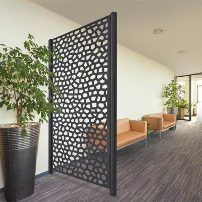 China Easily Assembled Garden Gazebo Room Divider Laser Cutting Aluminum Decorative Panels for sale