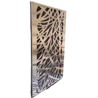 China Stainless Steel Laser Cutting Decorative Art Garden Fence Or Gate ZY-GF002-1 for sale