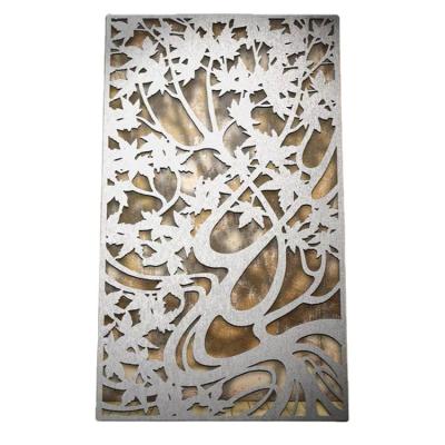 China Aluminum Alloy Laser Cutting Decorative Art Garden Fence Or Gate ZY-GF003-1 for sale