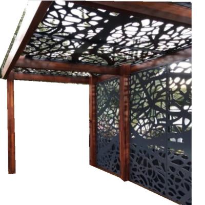 China Easily Assembled Outdoor Laser Cut Screen Garden Pergolas Flower Trellis for sale