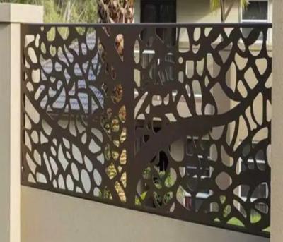 China Art Decor Outdoor laser cutting rustic metal fences corten steel panel for sale