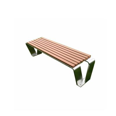 China Modern 304 Stainless Steel Leisure Iron Art Chair Bench Street Seat Garden Chair Park for sale