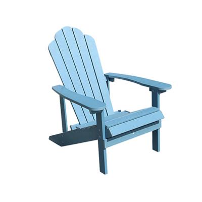 China Modern Outdoor Colorful Waterproof Plastic Modern Style Leisure Deck Chair Wood Sun Sofas Adirondack Full Plastic Chair for sale