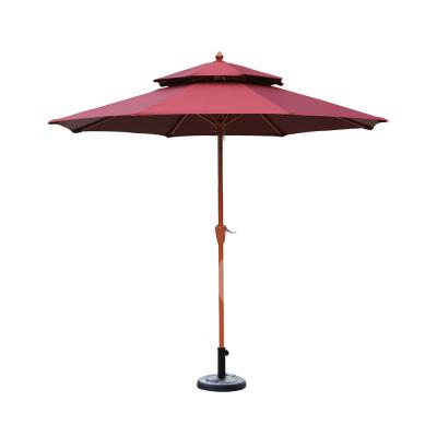 China Factory wholesale modern chinese outdoor patio umbrella garden table commercial heavy outdoor umbrella for sale