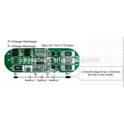 China SEIKO IC Hot Selling High Quality PCM 4S BMS 4A Li-ion/Li-polymer/LiFePO4 Battery Pack for sale