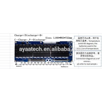 China FR-4 96v bms lifepo4 4s 12v battery management system for sale