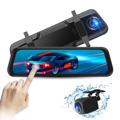 China 9.66 11.66 11.88 Inch Media Rear View Mirror Dashcam Dual 1080P Car DVR ADAS for sale