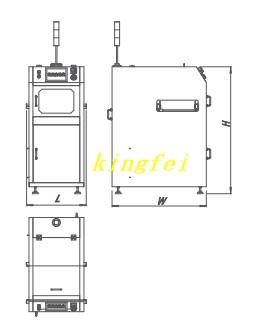 China LV-350W-TN SMT Machine Vacuum Suction Plate Loading Machine Loader Unloader for sale