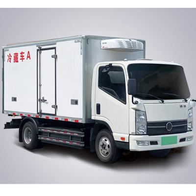 China New Energy EV lithium battery electric refrigerator light truck small Mini Capacity micro 2 ton brand new customized on sale KMC5042XLCEVA33D for sale