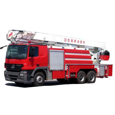 China Sinomach 6*4 Drive Water Tower Fire Trucks Fire Fighting Engine Howo Water Tower Fire Truck 13000(L)*2500(W)*3900(H) for sale