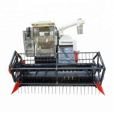 China Mini Harvester Self Propelled Rice Reaper Machine Price Fuel Consumption Low Price Rice Smoothly Crossing Ridges for sale