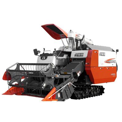 China Kubota Mini Rice Harvester Hydraulic Grain Type Rice Factory Price Unloading Paddy Harvesting Machine Applied To Rice, Wheat for sale