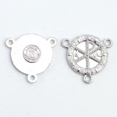 China Europe Religious Jewelry Round Rosary Connector Center Centerpiece for sale