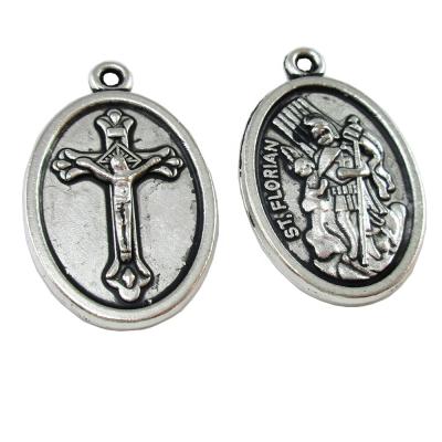 China Virgin Catholic Religious Mary Miraculous Medal St Anthony Pray For Us Pendant for sale