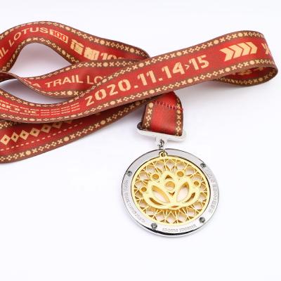 China High Quality Custom 3D Medal Sport Metal Europe Marathon Running Medal 100K Finisher Award for sale