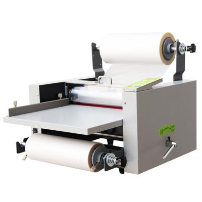 China Documents L380 Hot Roll Laminator For Printing Tray 375mm Width Laminating Height Thermal Automatic Laminator Machine for sale