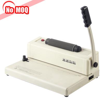 China The Notebook NO Factory MOQ Plastic Spiral Book Binding Ring Binding Machine Price for sale