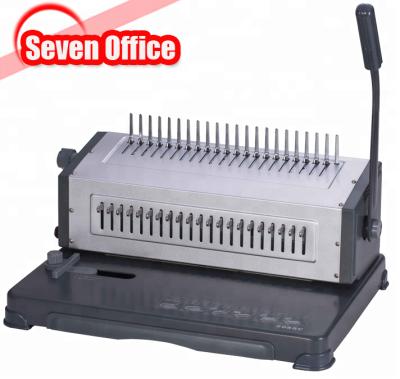 China Notebook Plastic Office Manual Comb A4 Binding Machine for sale