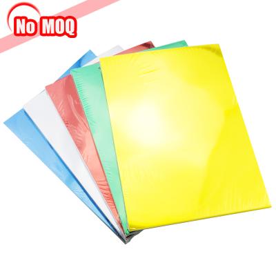 China Durable NO MOQ waterproof clear pvc a4 plastic binding cover sheet manufacturer for sale