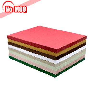 China Anticurl NO MOQ Texture Book Binding Colored Leatherette Morocco Paper Clearly for sale