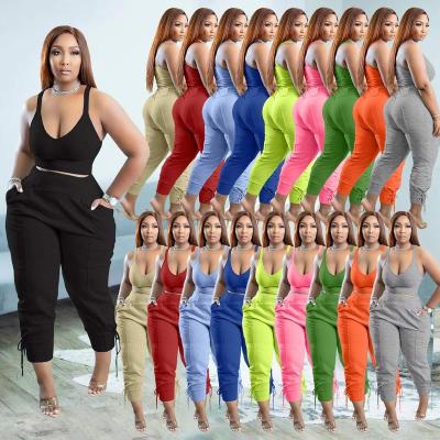 China Breathable 2023 hot selling  summer  new sexy see-through mesh high-waisted hip-lifting slim 2 piece set  women set for sale