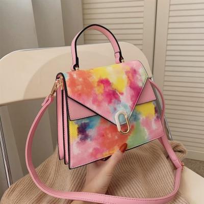 China PU Ladies Fashion Latest Model printed Handbags Popular Design Purses Cute Women Bag for sale