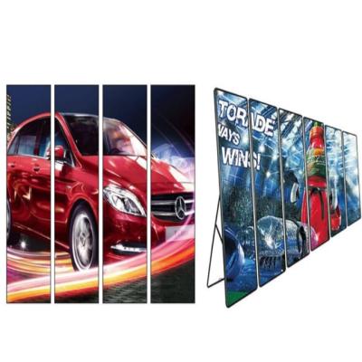 China High Definition P2 Indoor Advertising Screen Display Stand Indoor Poster Led Mirror Led Display Screen for sale