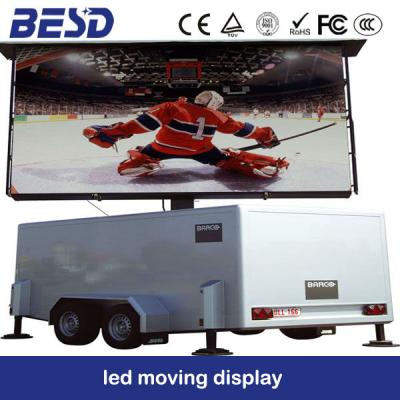 China Outdoor video led display for mobile truck for sale