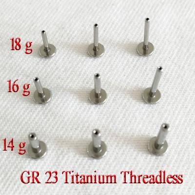 China Super Quality ASTM F136 G23 [ST-715] Titanium Threadless Labret Bars Piecring Jewelry Body Hot Sales Design for sale