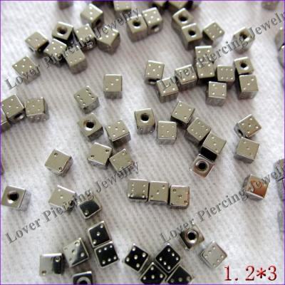 China [SS-LP37] Cute Good Quality 316L Stainless Steel Surgical Loose Cut Parts Body Piercing Jewelry Threaded Accessories Replacements for sale