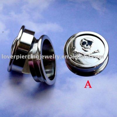 China CLASSIC [SS-F498] Stainless Steel Flesh Tunnels for sale