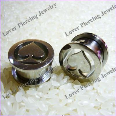 China CLASSIC [SS-F059] Stainless Steel Flesh Tunnels for sale