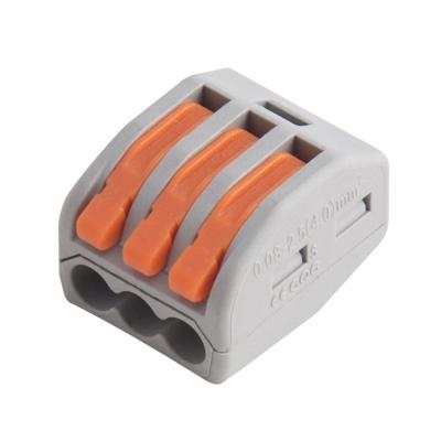 China Popular Selling Universal Automotive Hord Compact Compact Quick Push In Wire Connector 222-213 for sale